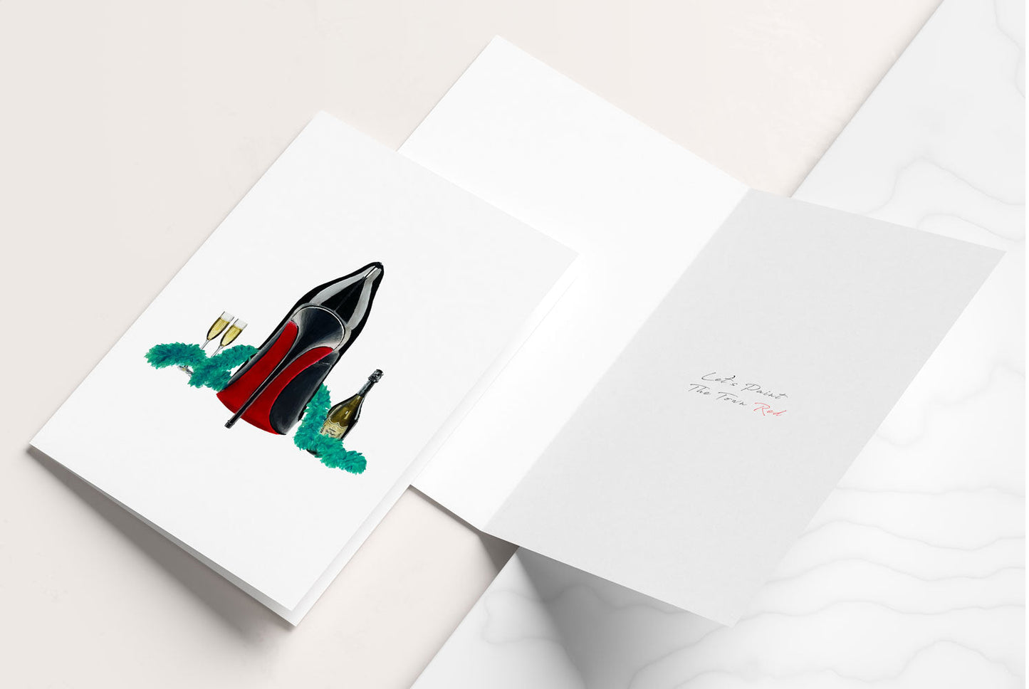 Red Bottoms Louboutin Card