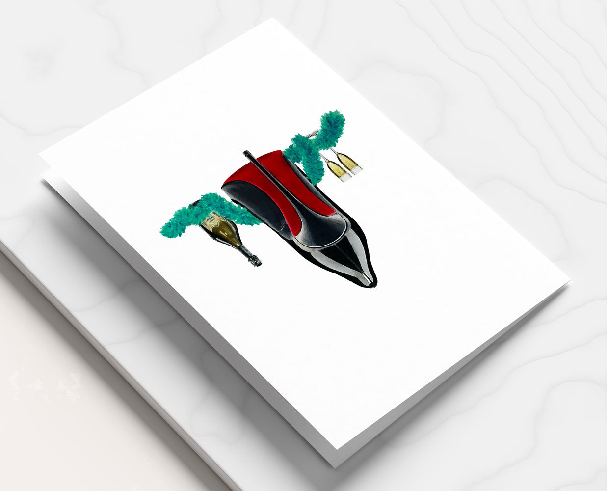 Red Bottoms Louboutin Card